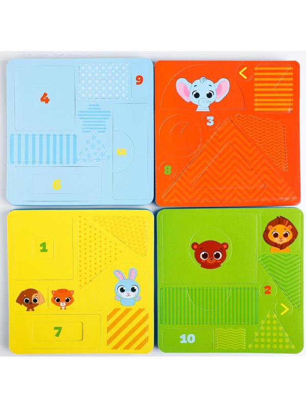 Детский развивающий игровой набор «Маленький строитель, Транспорт», EVA+карточки, виды МИКС