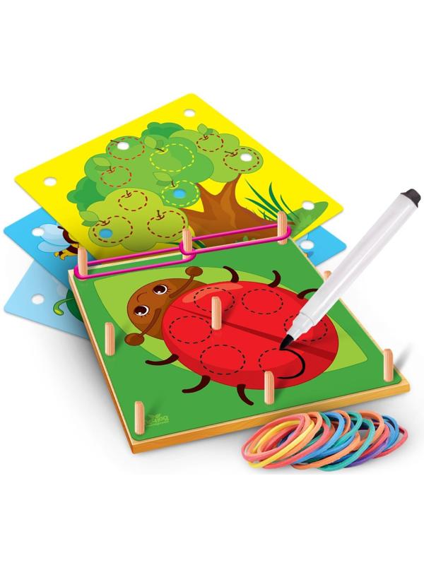 Геоборд с карточками «Пиши-стирай. Животные»