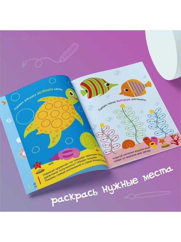 Набор многоразовых книг с маркером «Напиши и сотри. Развиваем мелкую моторику», 2 шт. по 12 стр.