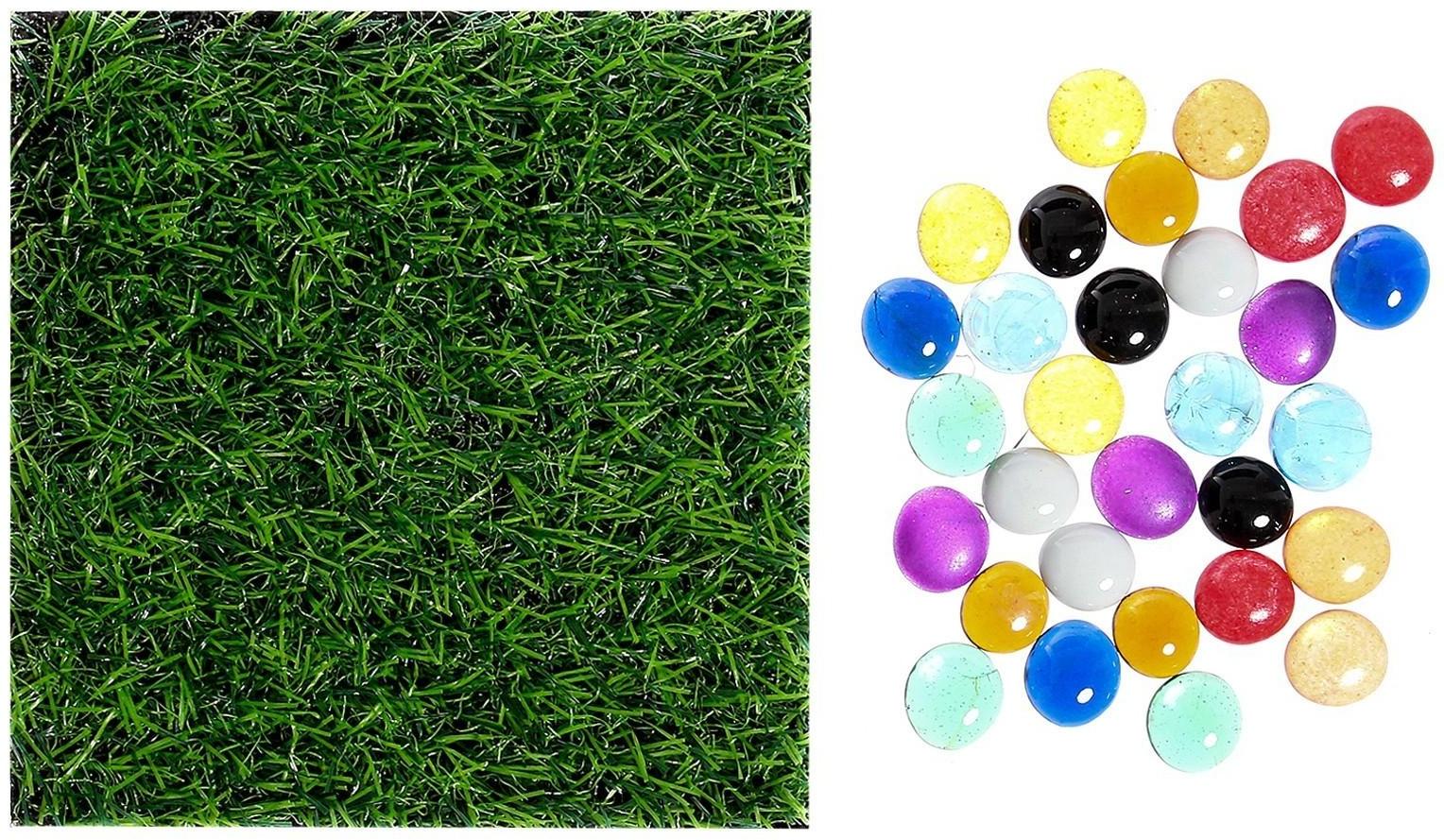 Развивающий набор «Цветная роса», камешки марблс, по методике Монтессори