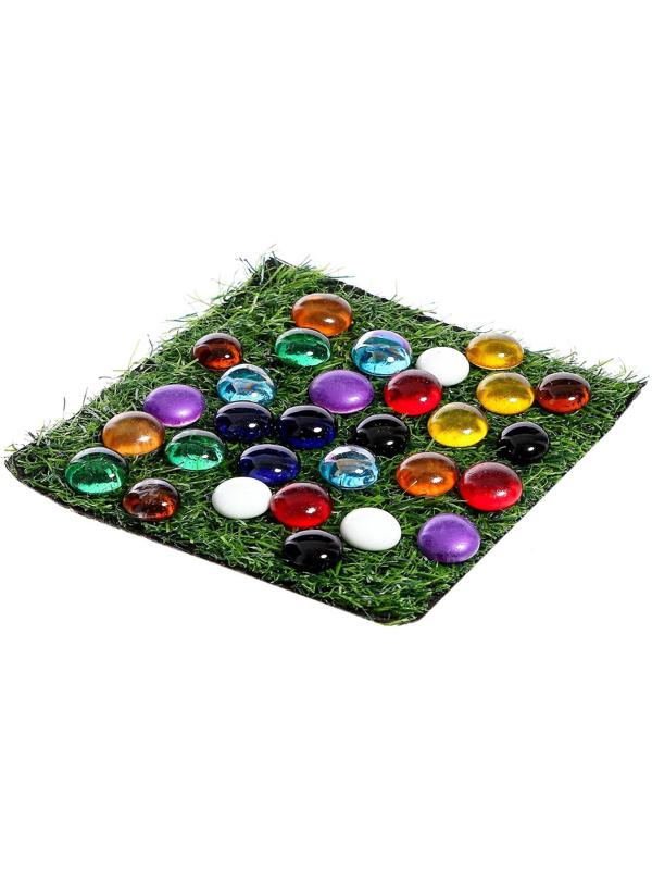 Развивающий набор «Цветная роса», камешки марблс, по методике Монтессори