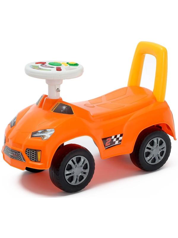 Толокар «Ламбо», световые и звуковые эффекты, цвет оранжевый