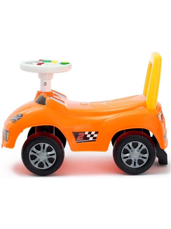 Толокар «Ламбо», световые и звуковые эффекты, цвет оранжевый