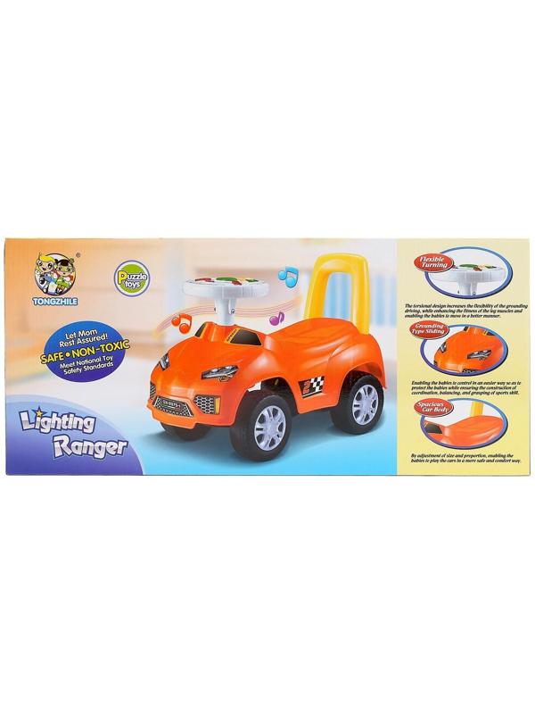 Толокар «Ламбо», световые и звуковые эффекты, цвет белый