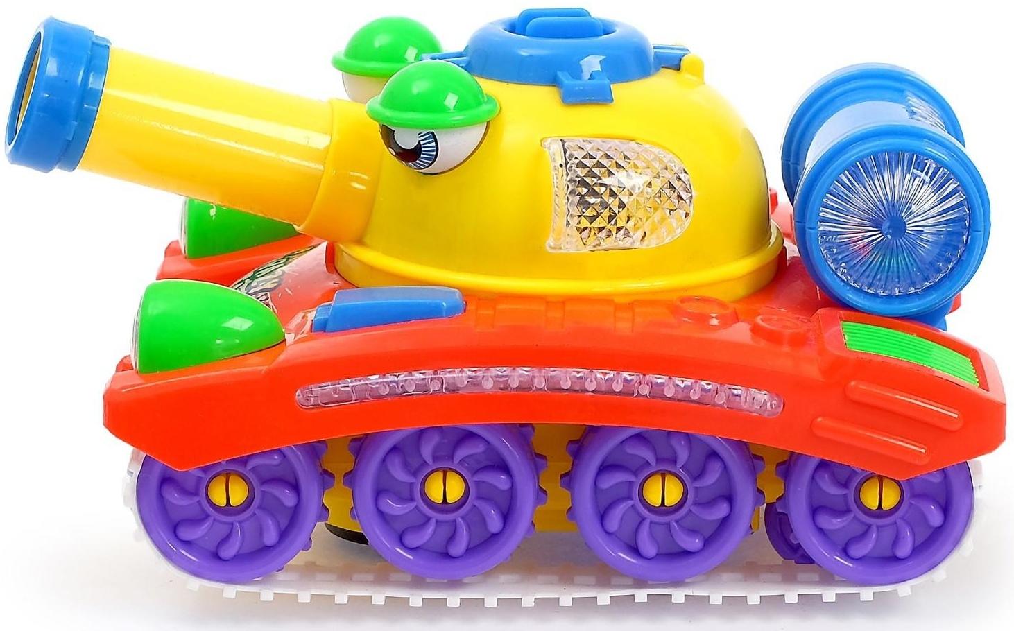 Танк «Разрушитель», стреляет, работает от батареек, световые и звуковые эффекты