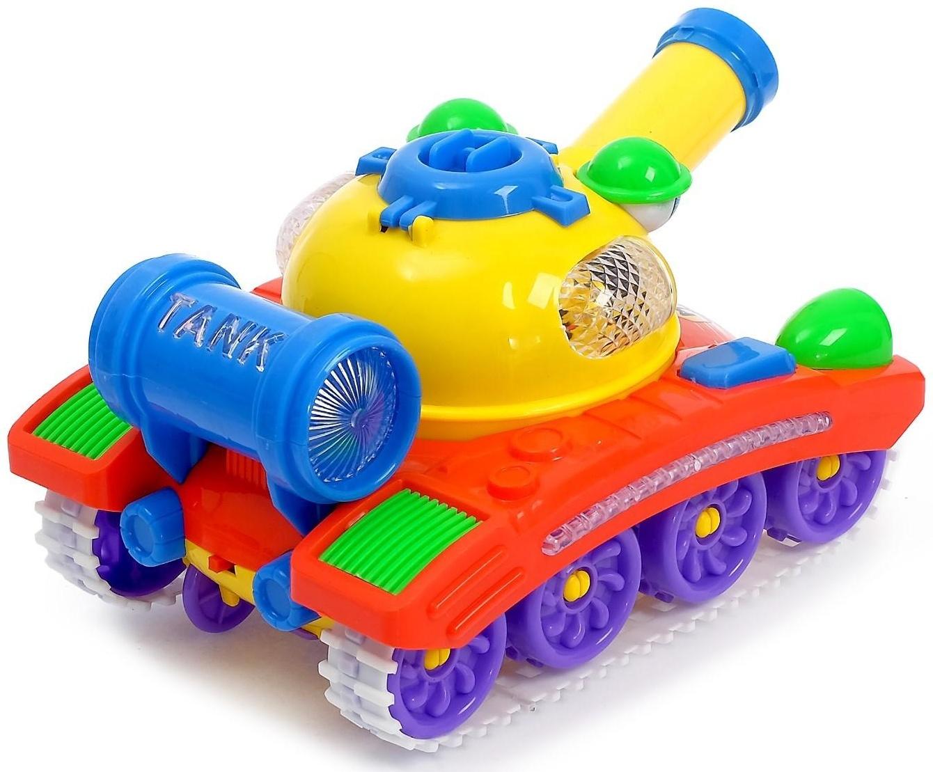 Танк «Разрушитель», стреляет, работает от батареек, световые и звуковые эффекты