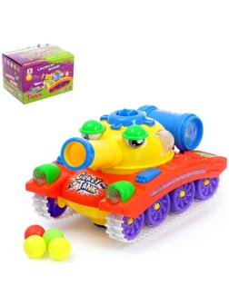 Танк «Разрушитель», стреляет, работает от батареек, световые и звуковые эффекты