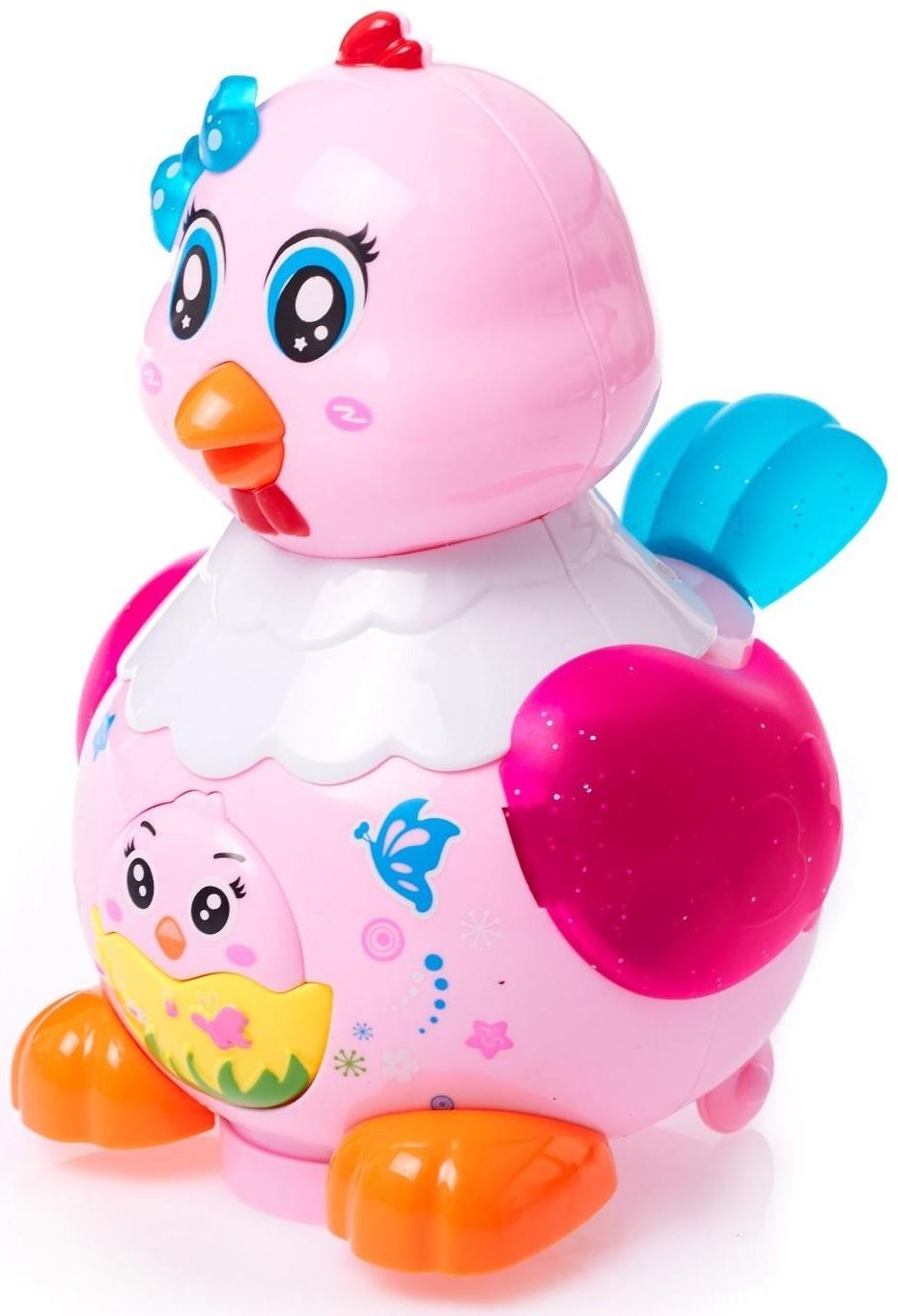 Развивающая игрушка «Курочка», световые и звуковые эффекты, несёт яички, МИКС