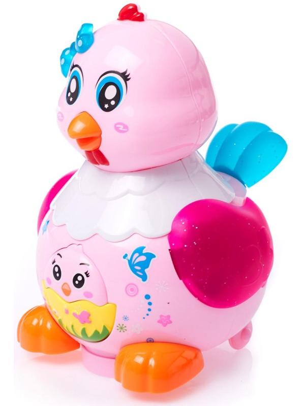 Развивающая игрушка «Курочка», световые и звуковые эффекты, несёт яички, МИКС