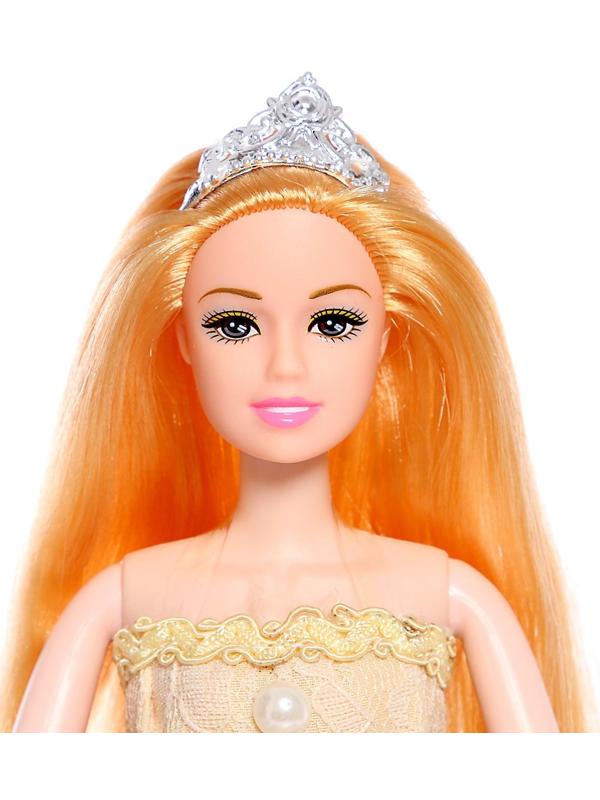 Кукла-модель «Эмели» в платье, с аксессуарами