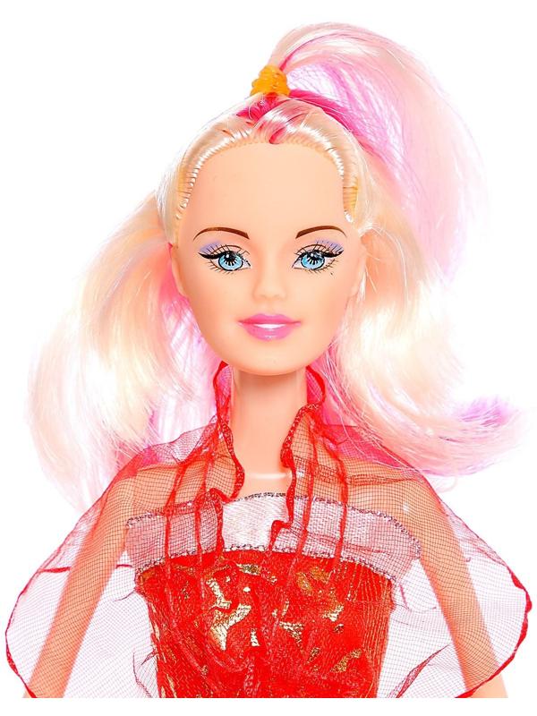 Кукла-модель «Лида» с набором платьев, МИКС