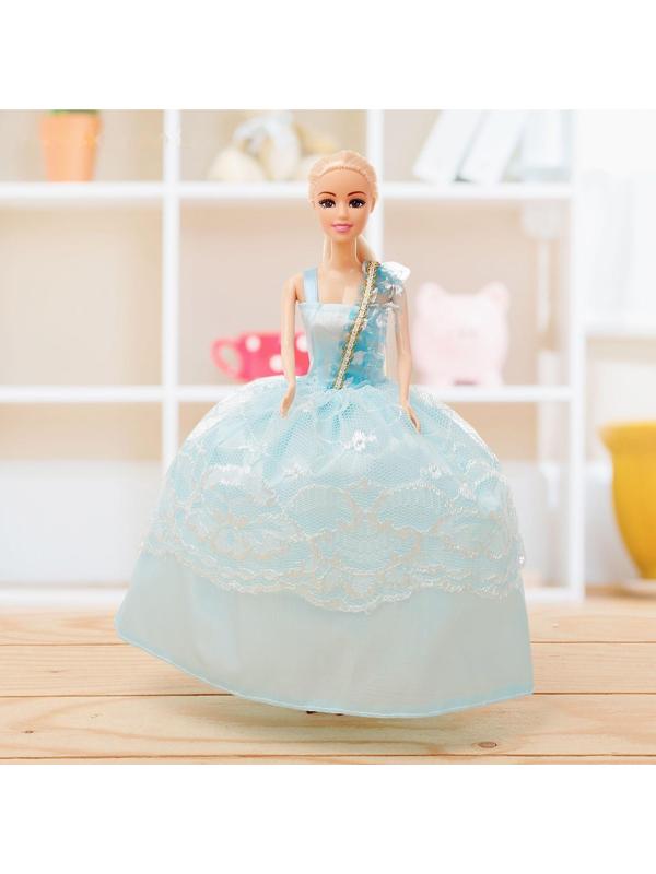 Кукла-модель «Мира» в платье, цвета МИКС