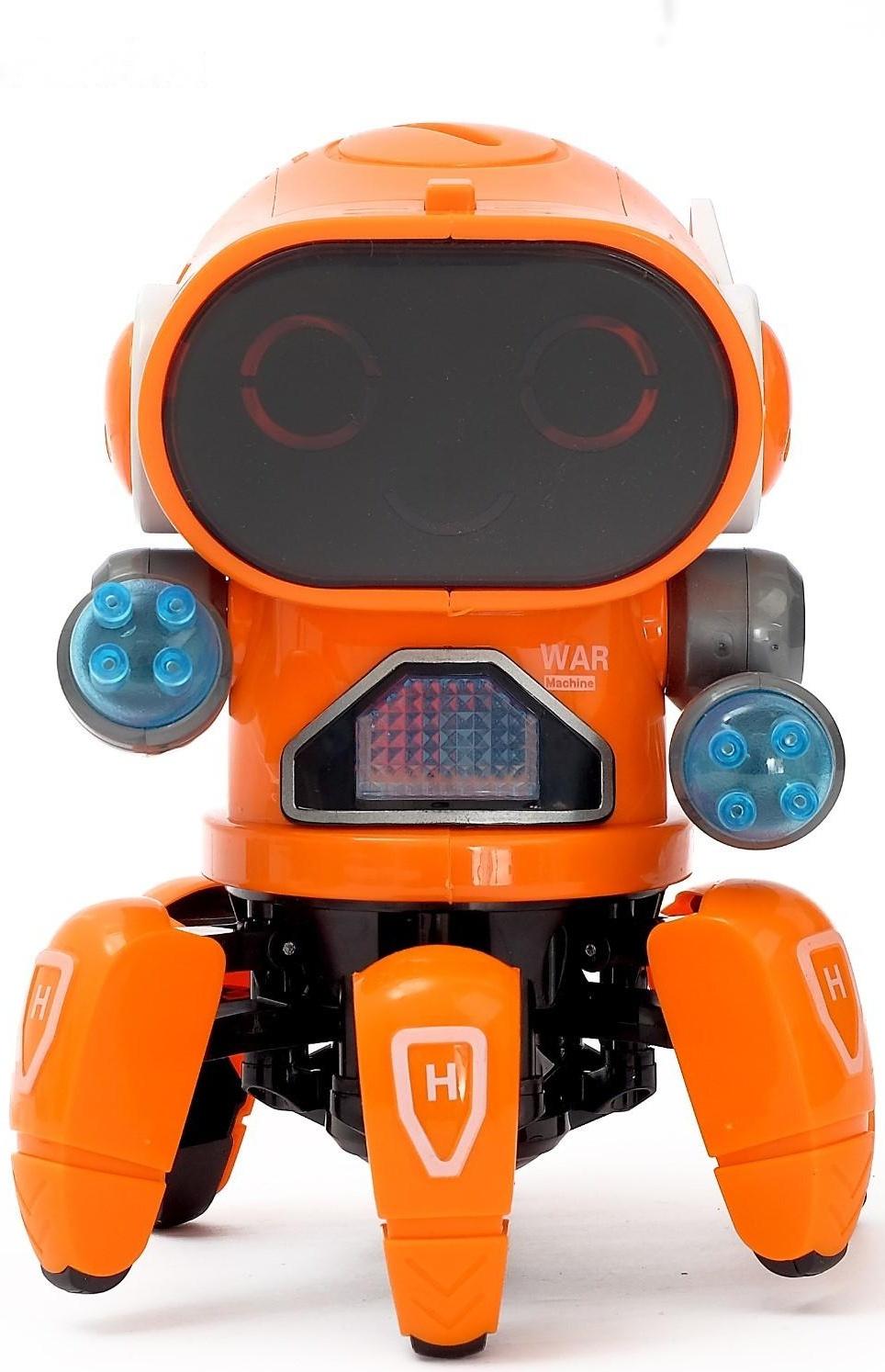 Робот «Осьминожик», световые эффекты, работает от батареек, цвета МИКС