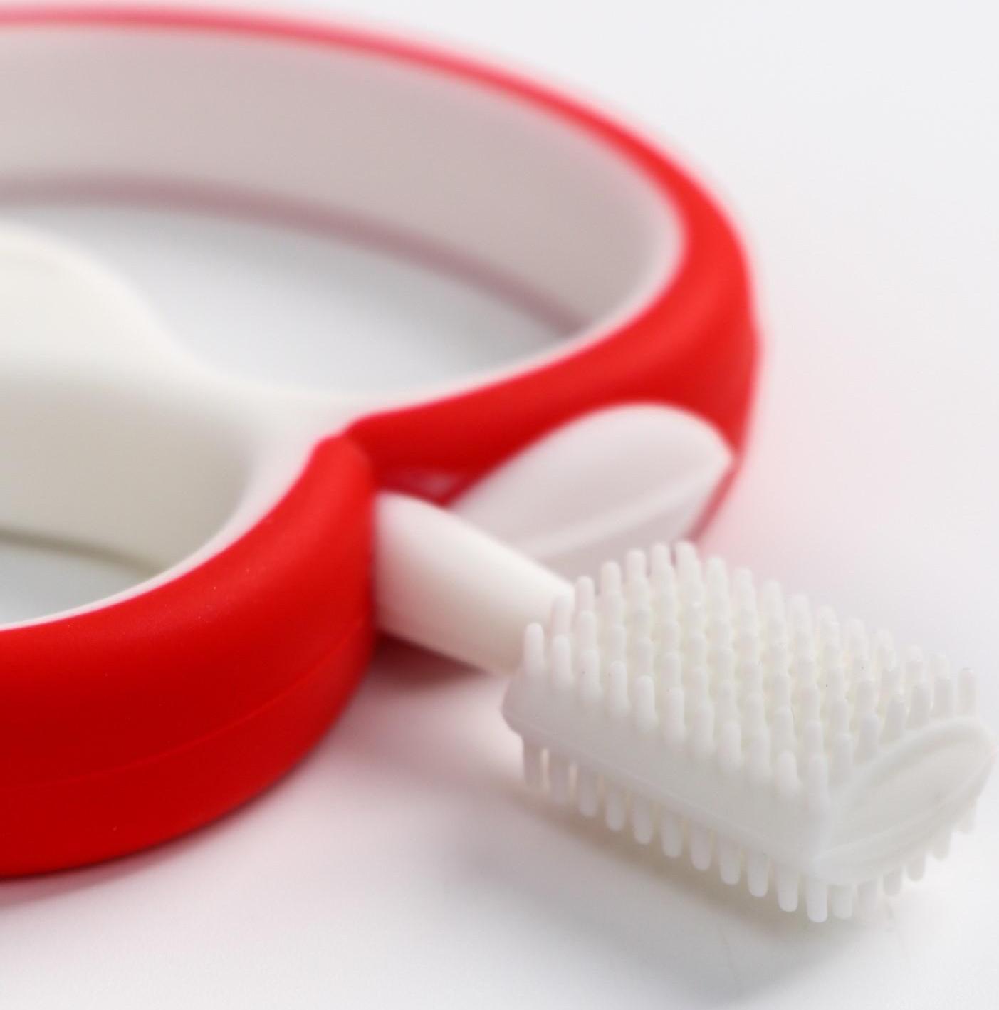 Прорезыватель силиконовый «Яблочко», массажер, цвет МИКС