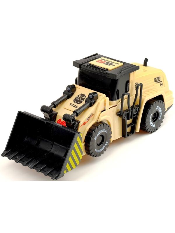 Робот «Бульдозер», трансформируется, световые и звуковые эффекты, работает от батареек