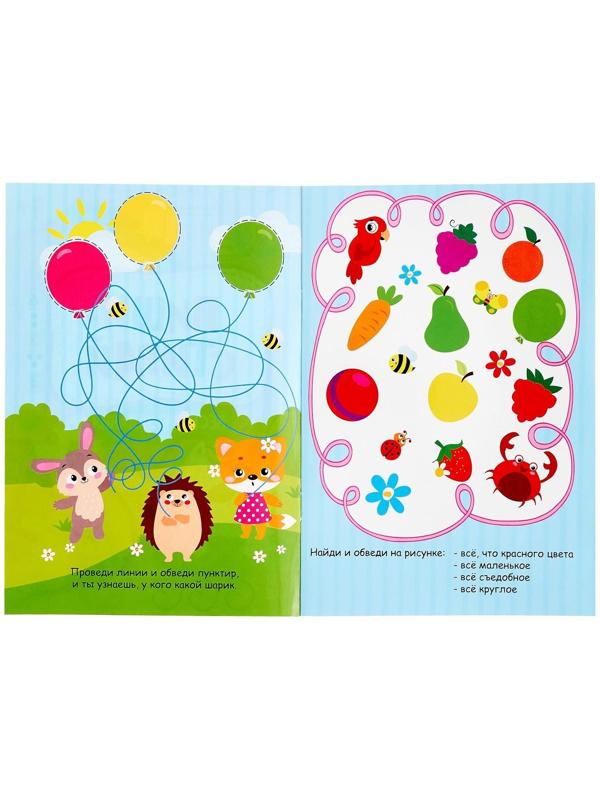 Книжка с маркером «Пиши-стирай. Весёлые задания», 12 стр.