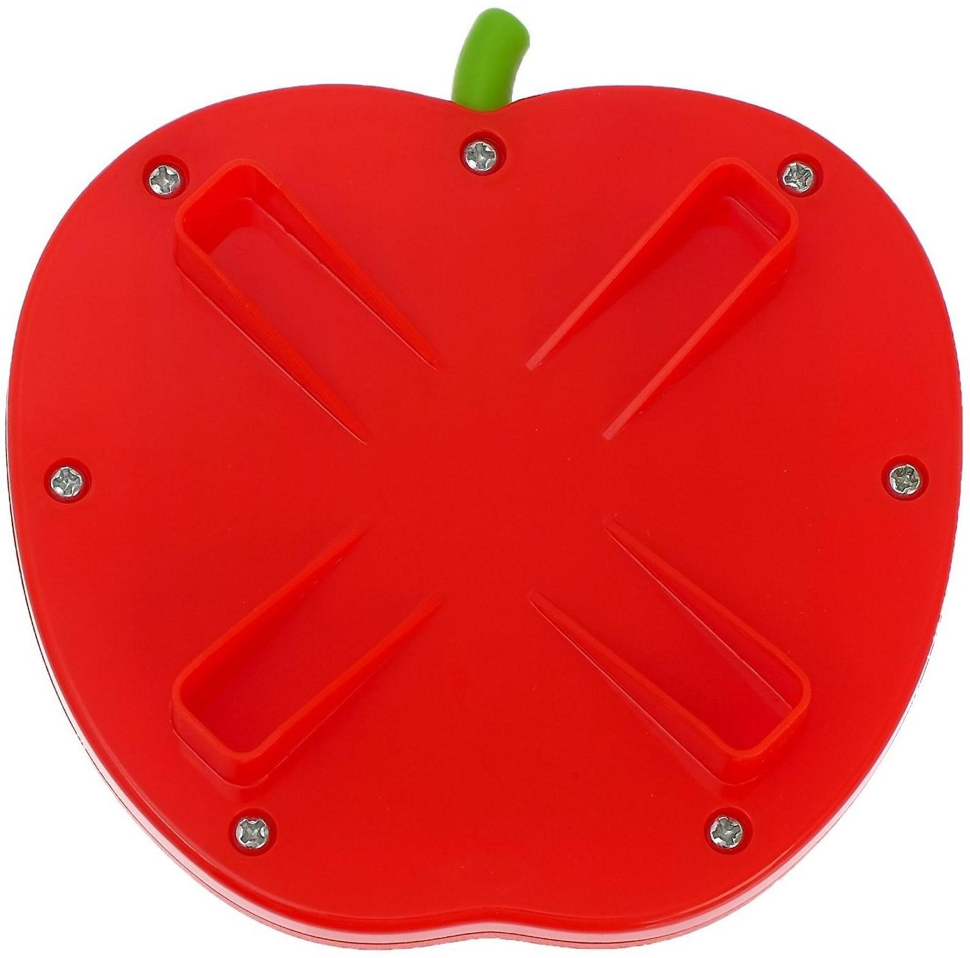Магнитный планшет яблоко маленькое, 142 отверстия, цвет красный