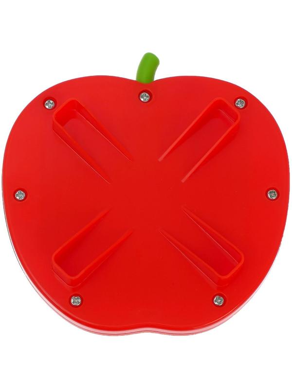 Магнитный планшет яблоко маленькое, 142 отверстия, цвет красный