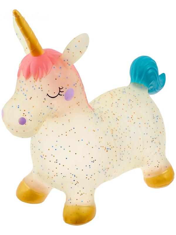 Попрыгун «Единорожка», 67 х 24 х 54 см, 1300 г, цвета микс