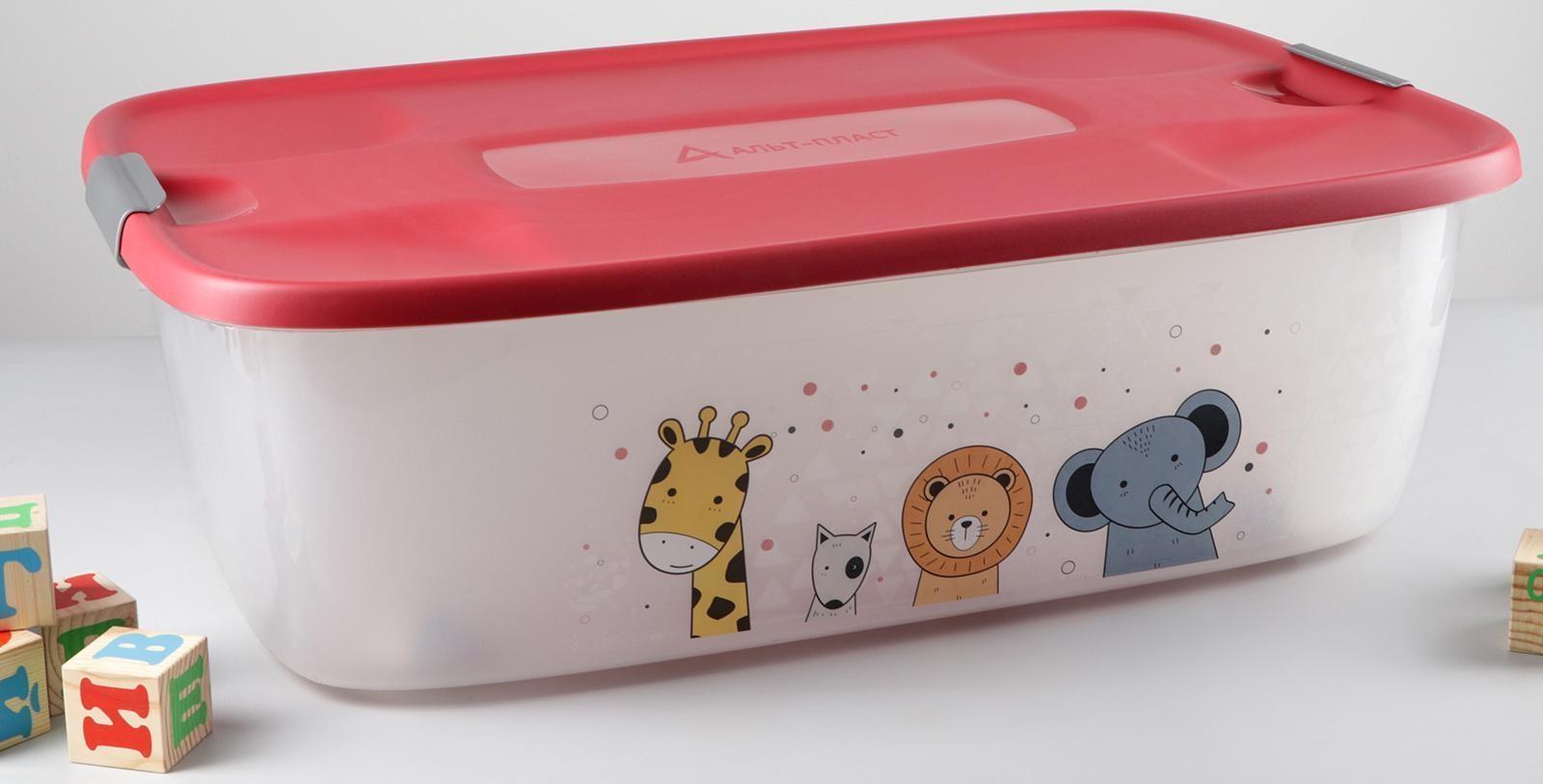 Мегабокс детский на колёсиках, 32 л, цвет МИКС