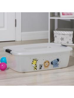 Мегабокс детский на колёсиках, 32 л, цвет МИКС