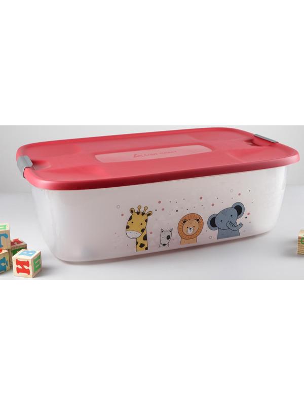 Мегабокс детский на колёсиках, 32 л, цвет МИКС