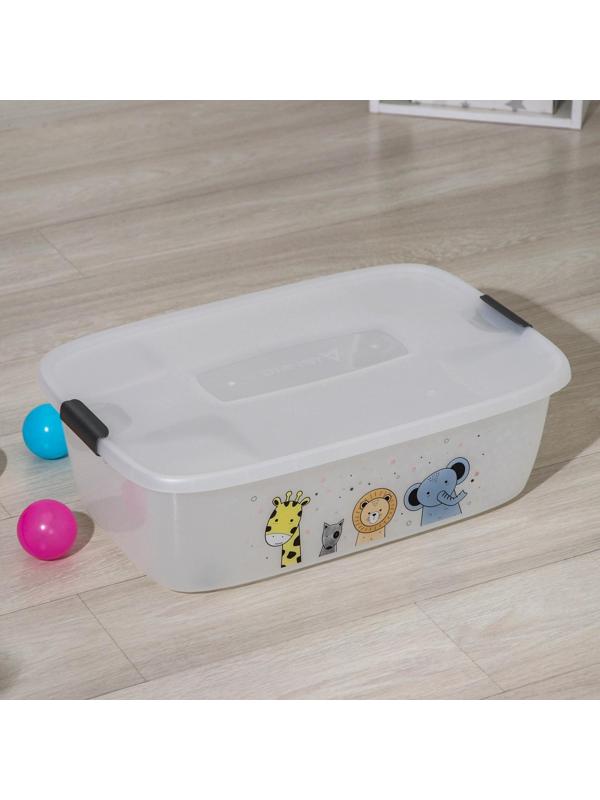 Мегабокс детский на колёсиках, 32 л, цвет МИКС