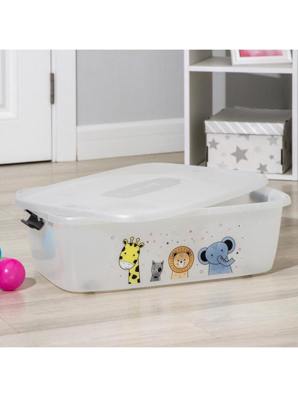 Мегабокс детский на колёсиках, 32 л, цвет МИКС