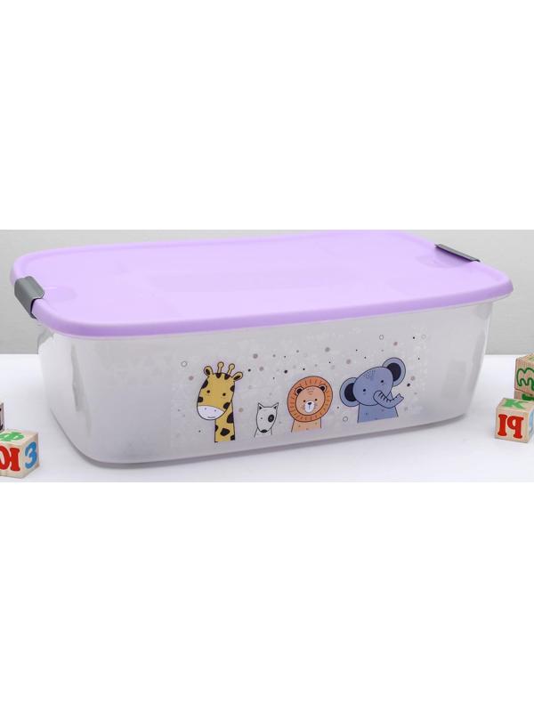 Мегабокс детский на колёсиках, 32 л, цвет МИКС