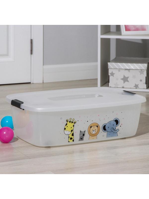 Мегабокс детский на колёсиках, 32 л, цвет МИКС