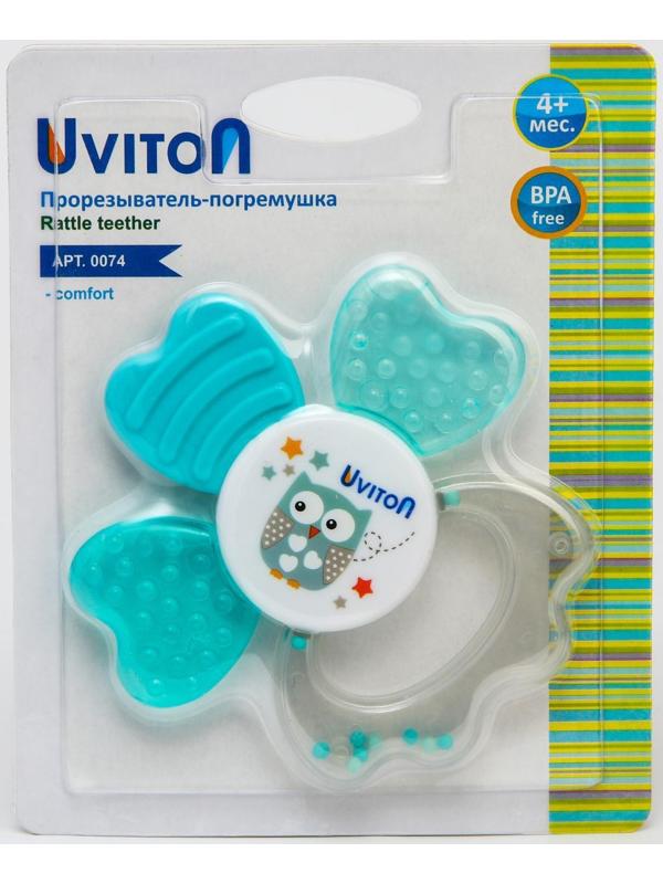 Прорезыватель-погремушка «Лепесток», цвет МИКС