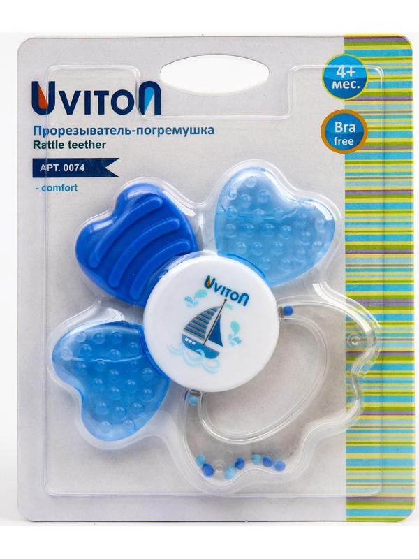 Прорезыватель-погремушка «Лепесток», цвет МИКС