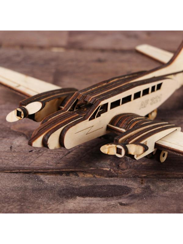 Деревянный конструктор. Cборная модель «Самолёт. CESSNA»
