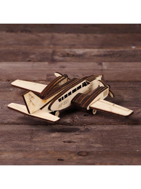 Деревянный конструктор. Cборная модель «Самолёт. CESSNA»