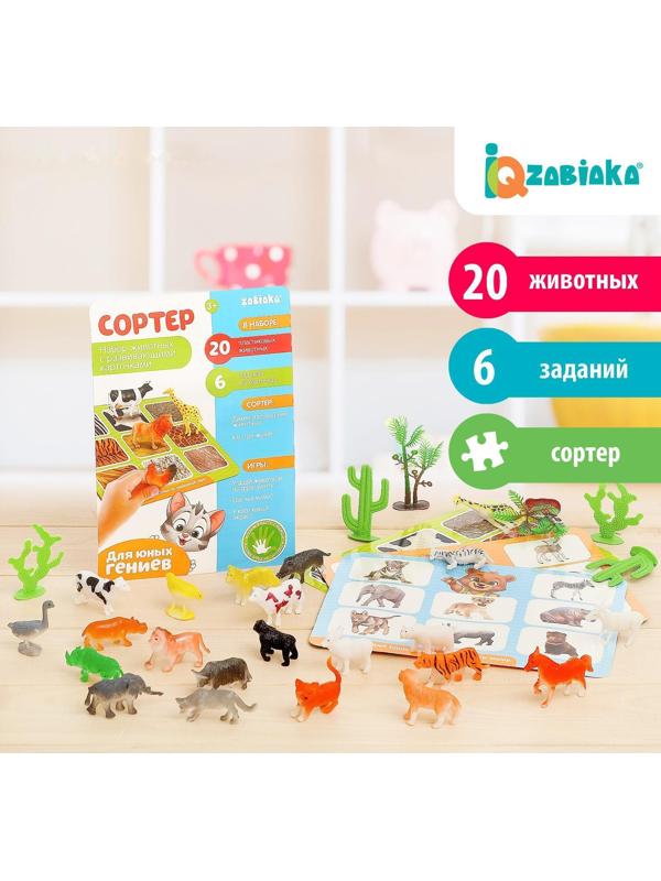 Развивающий набор сортер «Изучаем животных», по методике Монтессори