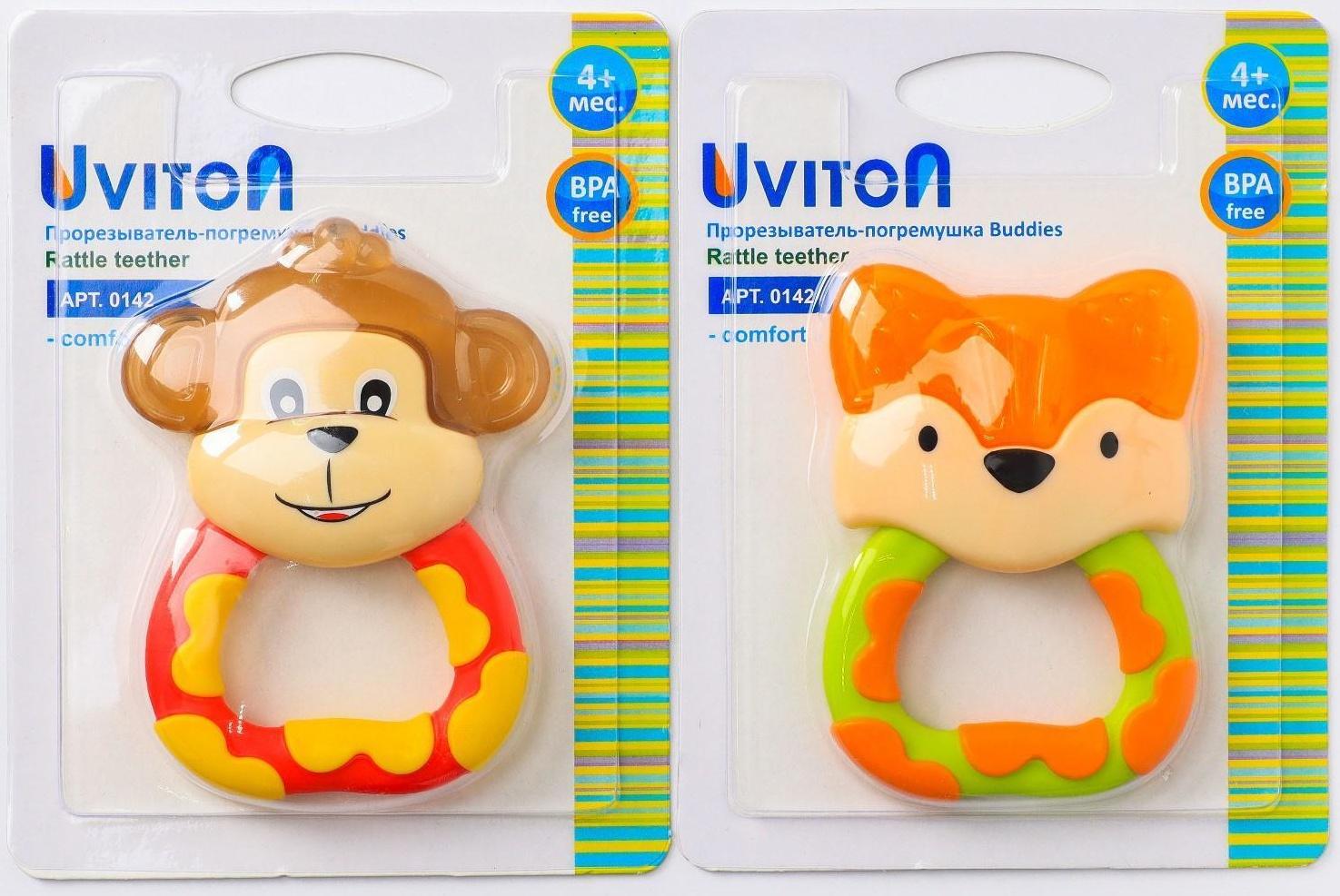 Прорезыватель Buddies, виды МИКС