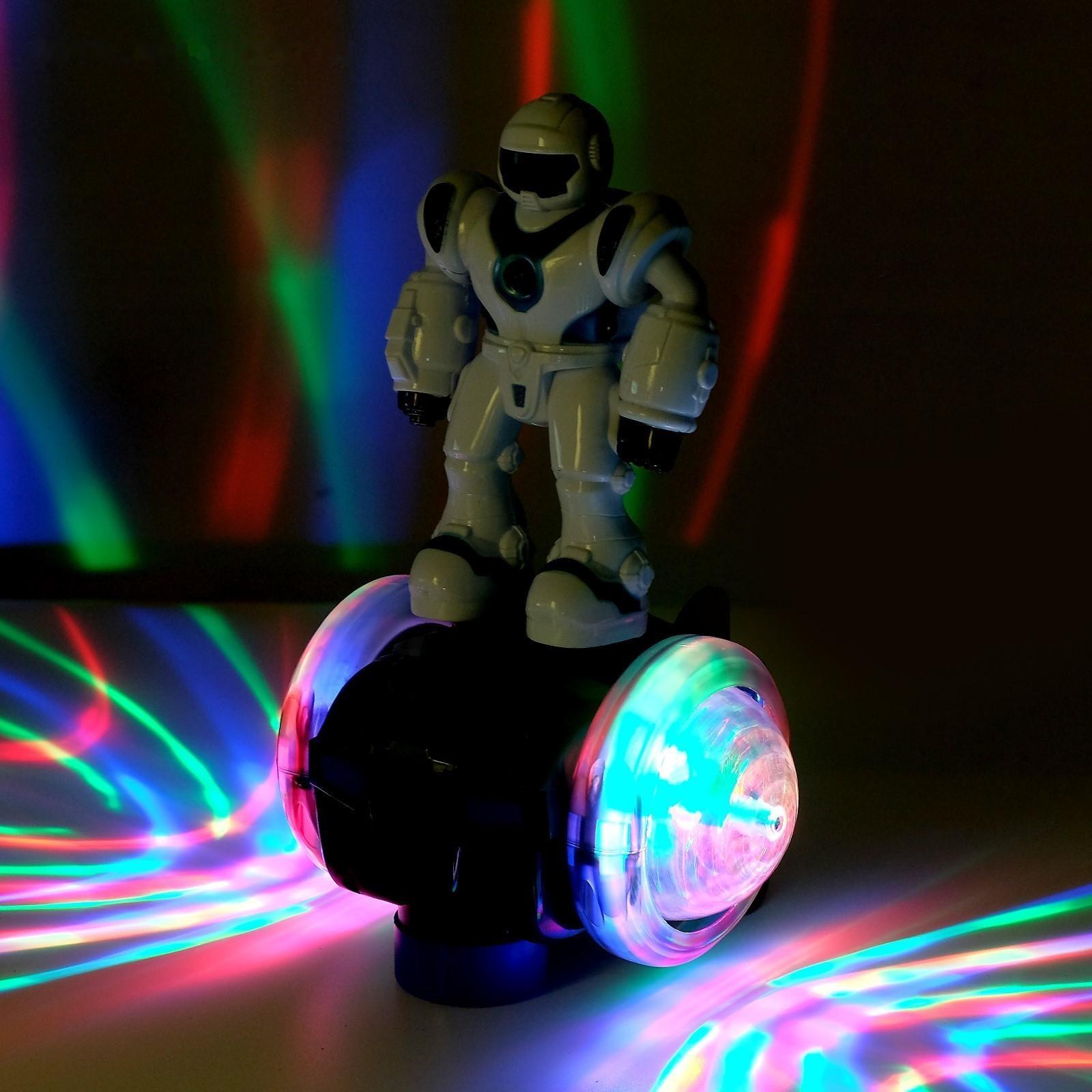 Робот «Патрульный», световые и звуковые эффекты, работает от батареек, цвета МИКС