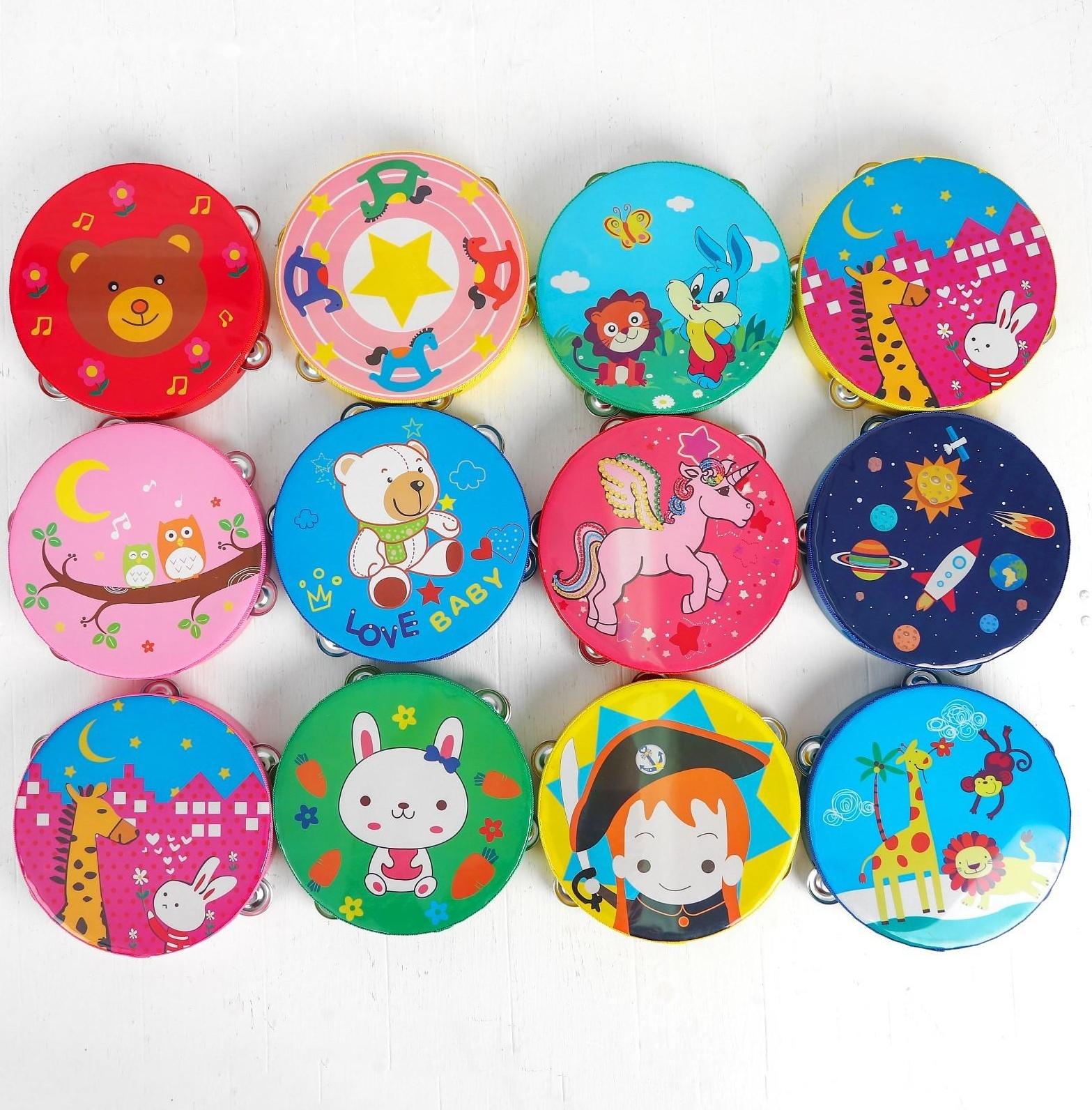 Бубен большой, цвет МИКС, 20×20×4,5 см