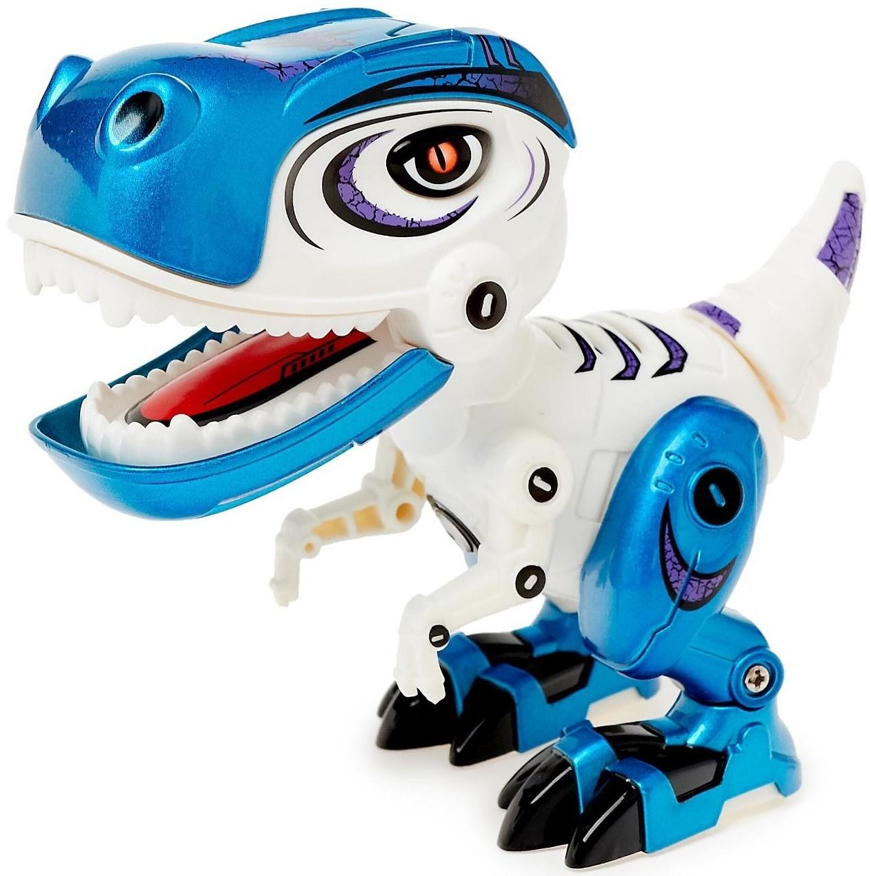 Робот «Минизаврик», реагирует на прикосновение, световые и звуковые эффекты, цвета МИКС