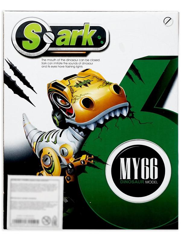 Робот «Минизаврик», реагирует на прикосновение, световые и звуковые эффекты, цвета МИКС