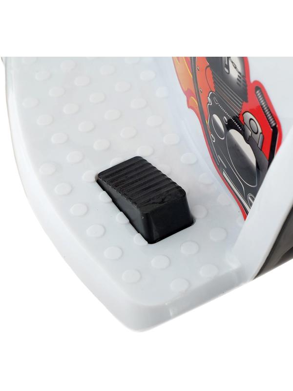 Электромобиль «Чоппер», с аккумулятором, световые и звуковые эффекты, цвет белый