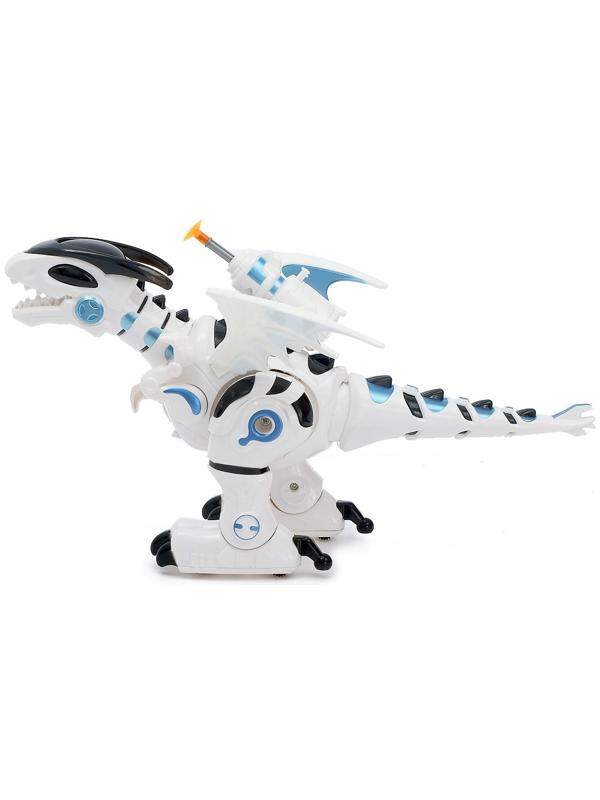 Робот-игрушка Iq Bot «Динозавр тиранобот», стреляет, свет, звук, работает от батареек