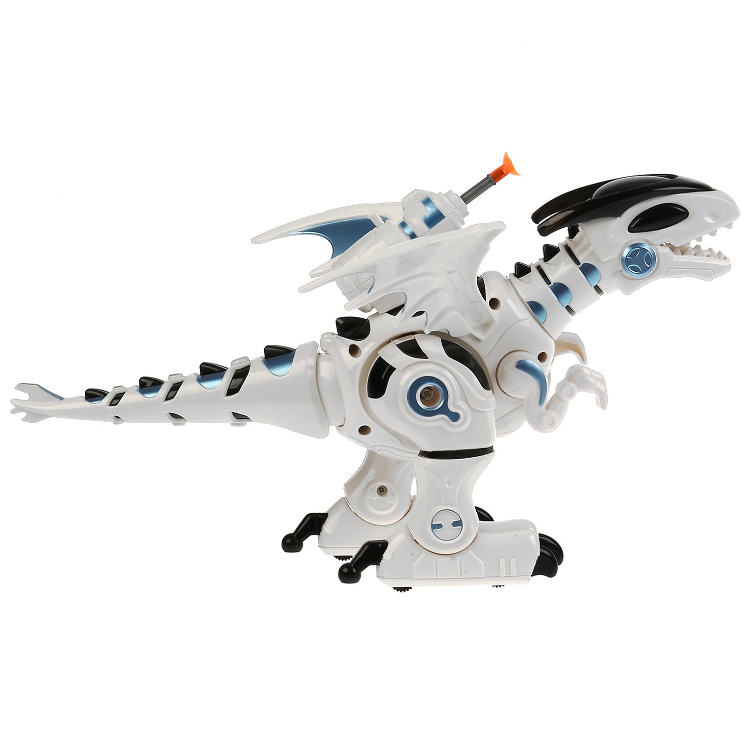 Робот-игрушка Iq Bot «Динозавр тиранобот», стреляет, свет, звук, работает от батареек