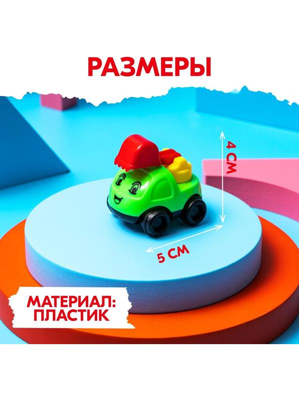 Машинки детские, набор 4 шт., МИКС