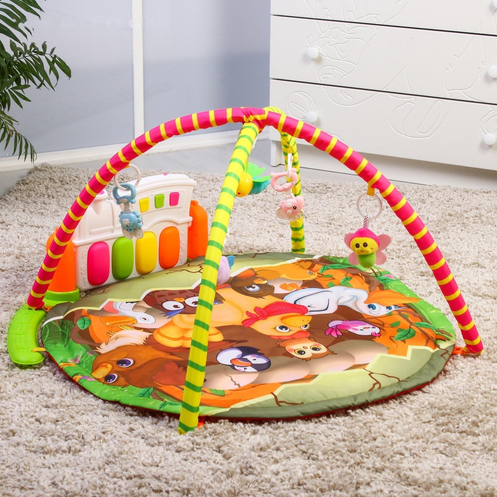 Развивающий коврик «Сказочные птицы», с пианино, р -р 85х85х0,5 см.