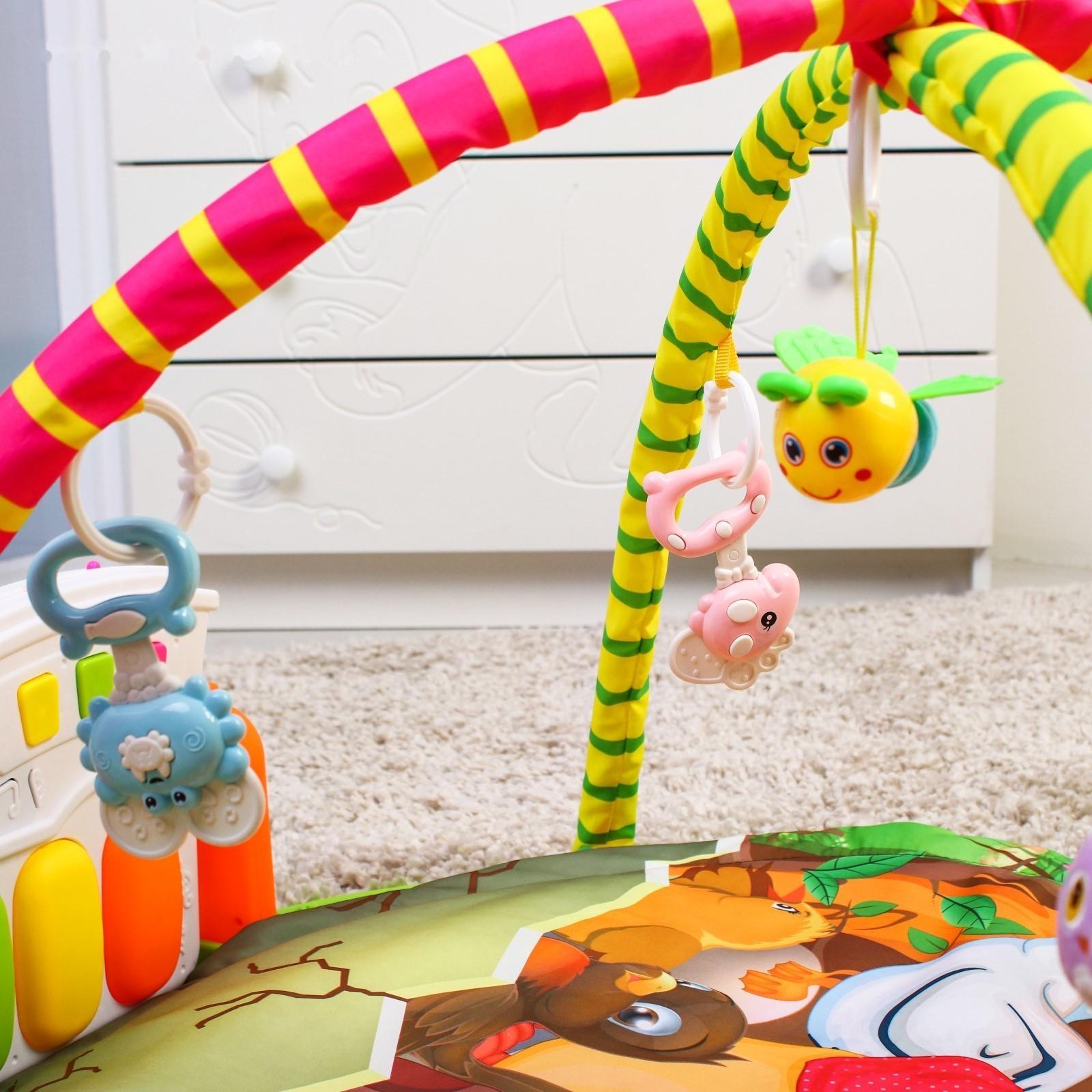 Развивающий коврик «Сказочные птицы», с пианино, р -р 85х85х0,5 см.