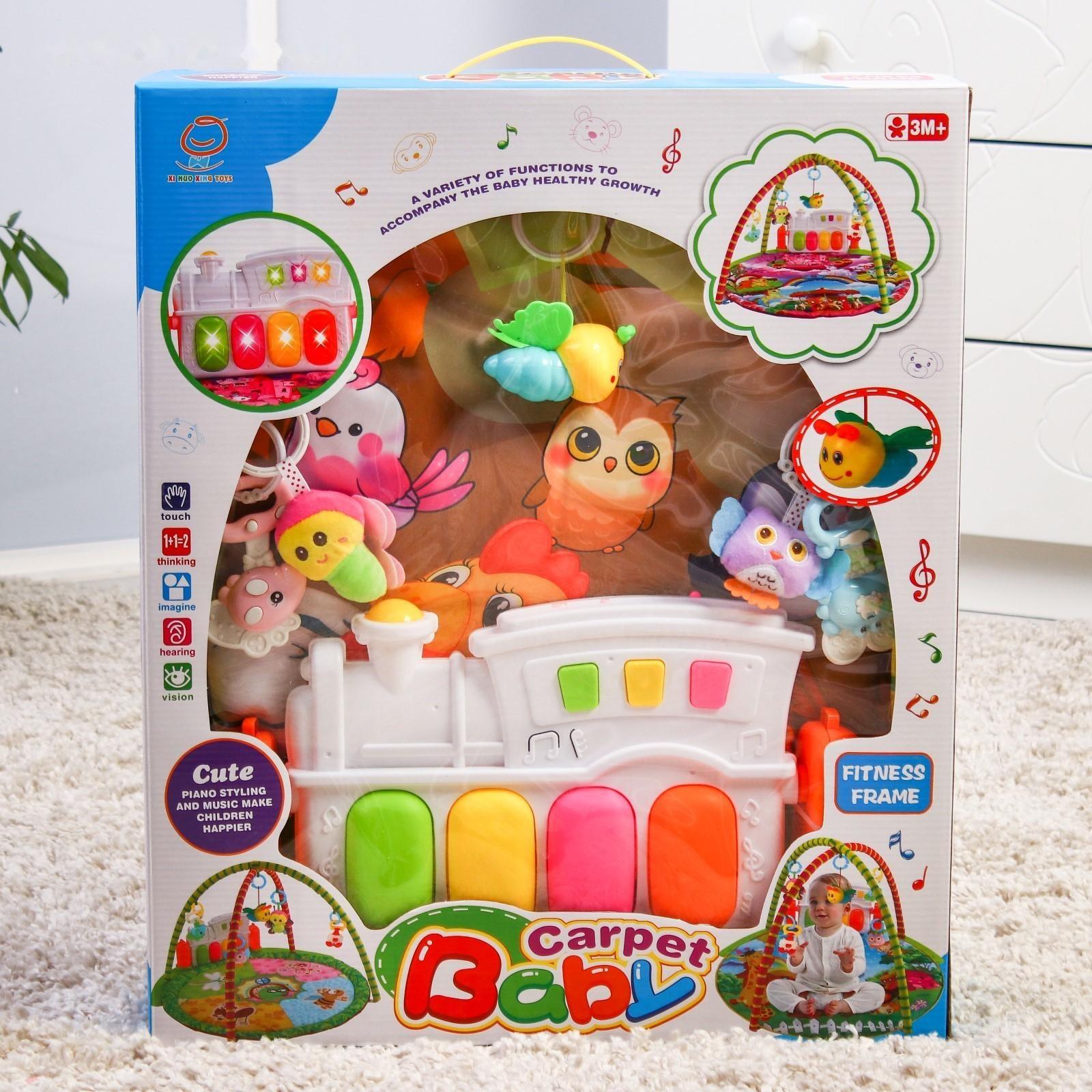 Развивающий коврик «Сказочные птицы», с пианино, р -р 85х85х0,5 см.