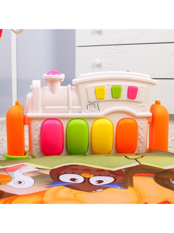 Развивающий коврик «Сказочные птицы», с пианино, р -р 85х85х0,5 см.