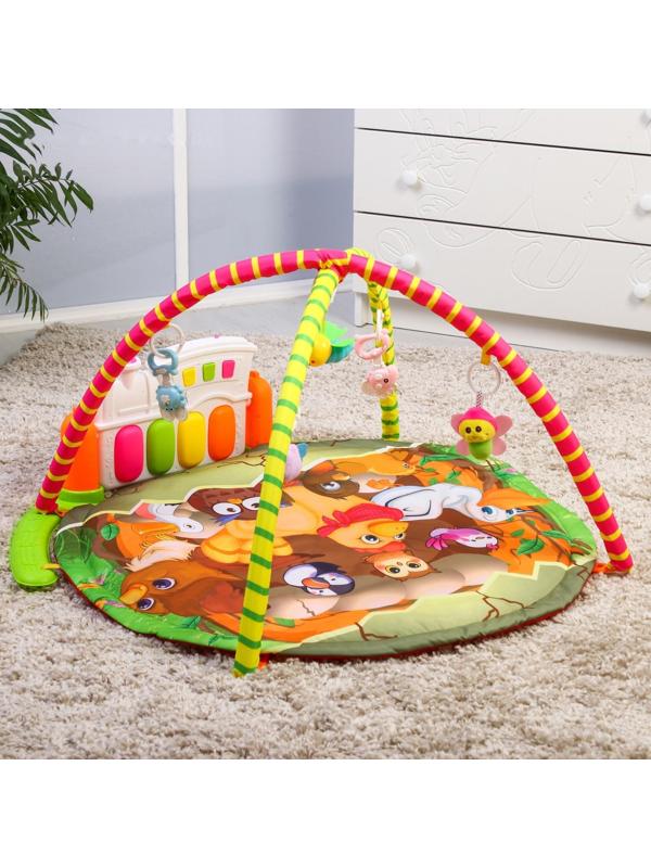 Развивающий коврик «Сказочные птицы», с пианино, р -р 85х85х0,5 см.