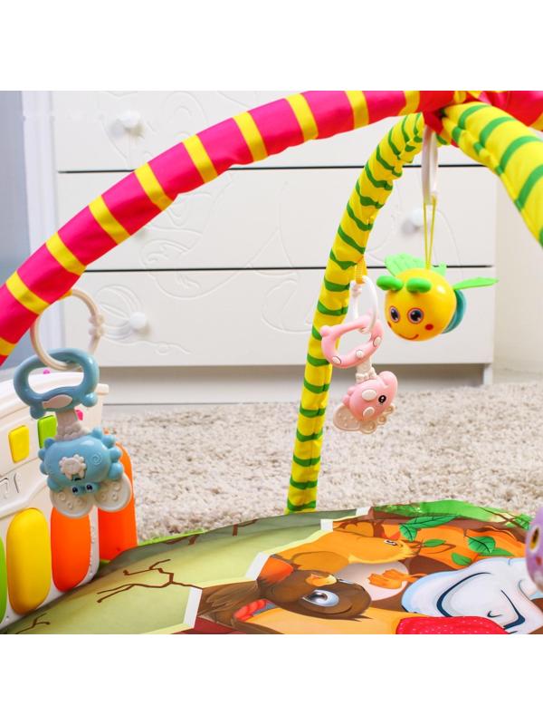 Развивающий коврик «Сказочные птицы», с пианино, р -р 85х85х0,5 см.